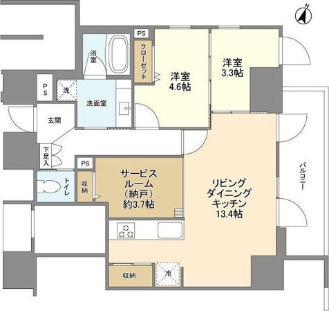 LaSante麹町の物件間取画像